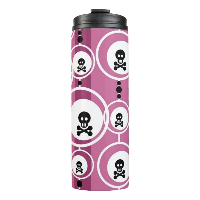 Grunge Background Thermal Tumbler (Front)