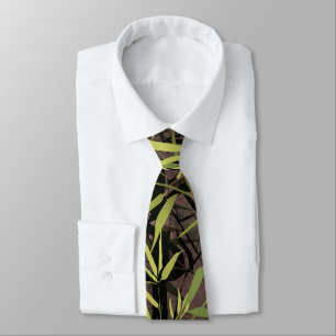 Grunge bamboo forest. tie