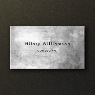 Grunge Black and White Light and Shadow Business Card