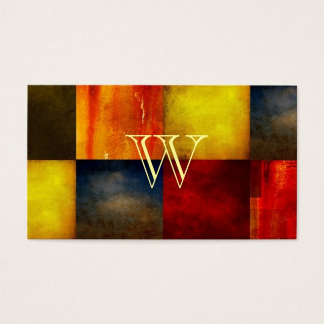 Grunge Block Monogram (Front)