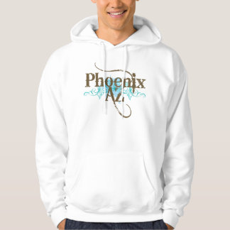 Grunge Blue Phoenix AZ Arizona Hoodie Gift