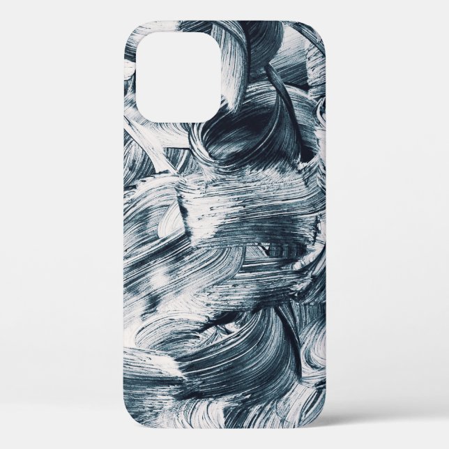 Grunge Brush Strokes, Abstract Background. Case-Mate iPhone Case (Back)