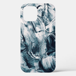 Grunge brush strokes background iPhone 12 case