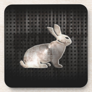 Grunge Bunny Coaster