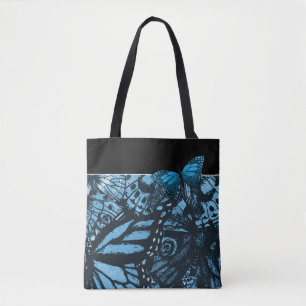 Grunge Butterfly Art Tote Bag