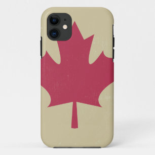 grunge canadian flag iPhone 11 case
