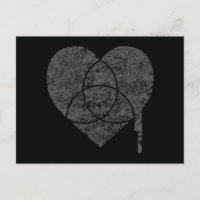 grunge chart heart