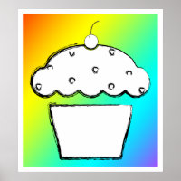 grunge cherry cupcake