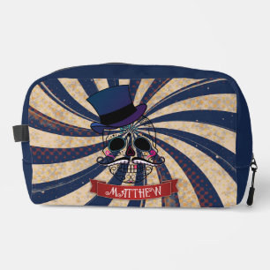 Grunge Circus Sugar Skull Ringmaster Personalised Dopp Kit