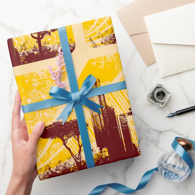 Grunge City Wrapping Paper (Creator Uploaded)