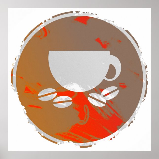 Grunge Coffee Sign (Front)