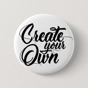 Grunge Colors - Pink & Green 6 Cm Round Badge