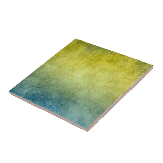Grunge Colors - Yellow & Blue Tile (Side)