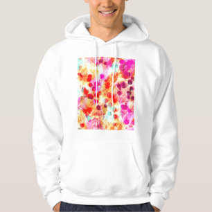 Grunge colour dot texture background hoodie