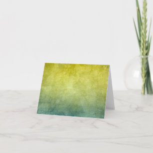 Grunge Colours - Yellow & Blue Card