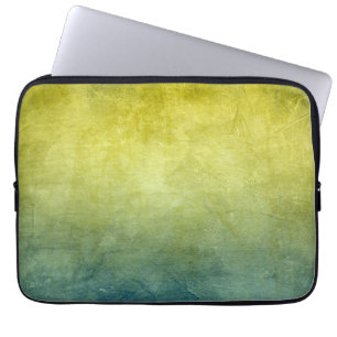 Grunge Colours - Yellow & Blue Laptop Sleeve