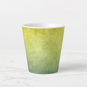 Grunge Colours - Yellow & Blue Latte Mug
