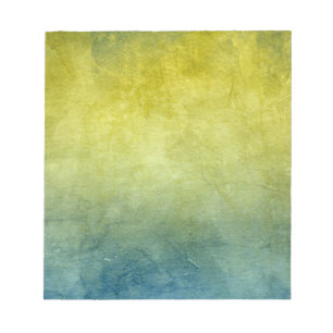 Grunge Colours - Yellow & Blue Notepad