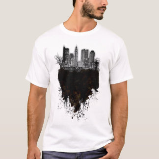 Grunge Columbus Skyscrape T-Shirt