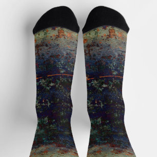 Grunge concrete texture socks
