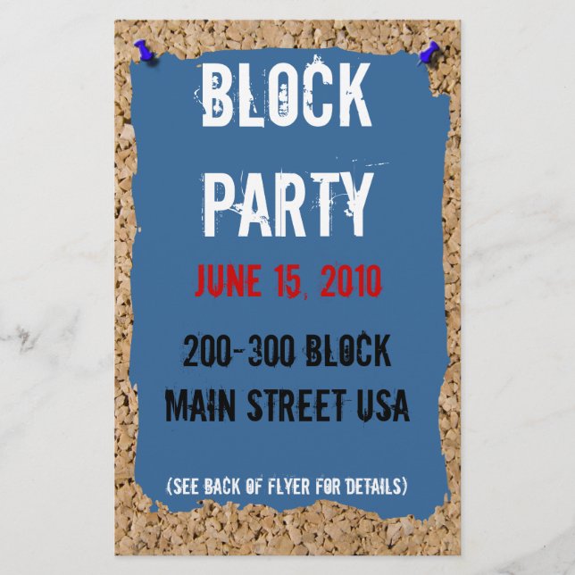 Grunge Cork Frame Photograph Flyer (Front)