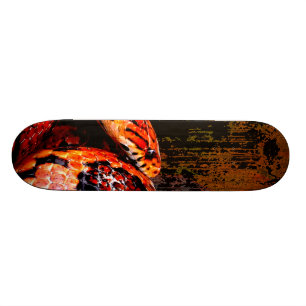 Grunge Corn Snake Coiled Skateboard