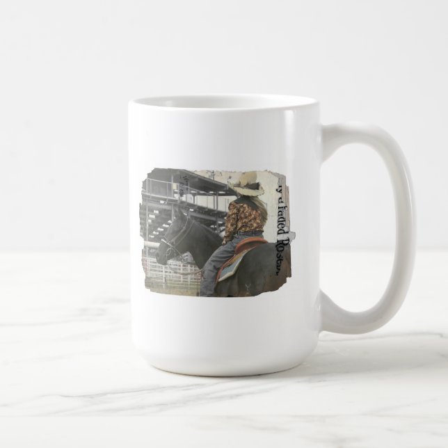 Grunge Cowgirl Coffee Mug (Right)