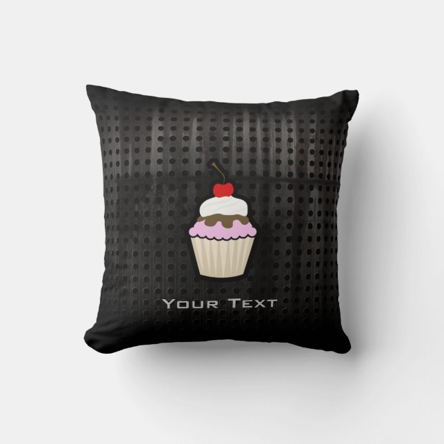 Grunge Cupcake Cushion (Front)