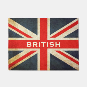 Grunge Custom Union Jack Post Doormat