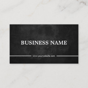Grunge Dark Plastic Surgeon Business Card