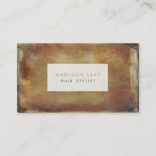 Grunge Distressed Hair Salon Stylist Appointment Card