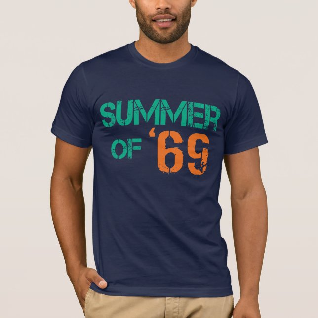 Grunge distressed Summer of '69 Tee (Front)