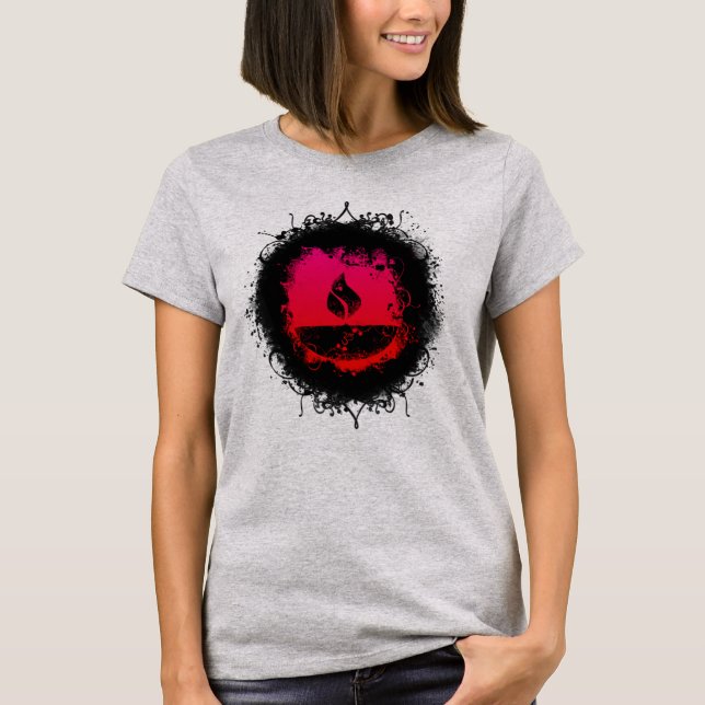 Grunge Diwali Deepa T-Shirt (Front)