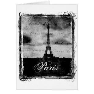 Grunge Edge Textured Paris