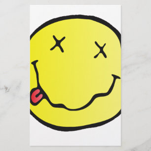 grunge emoji stationery
