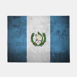 Grunge Flag Of Guatemala Doormat