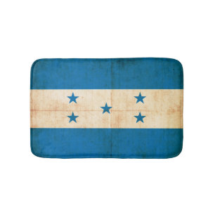 Grunge Flag Of Honduras Bath Mat