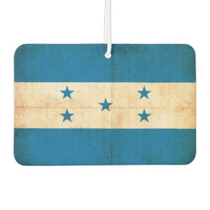 Grunge Flag Of Honduras Car Air Freshener