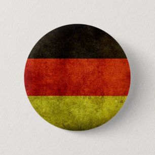 Grunge German Flag Button
