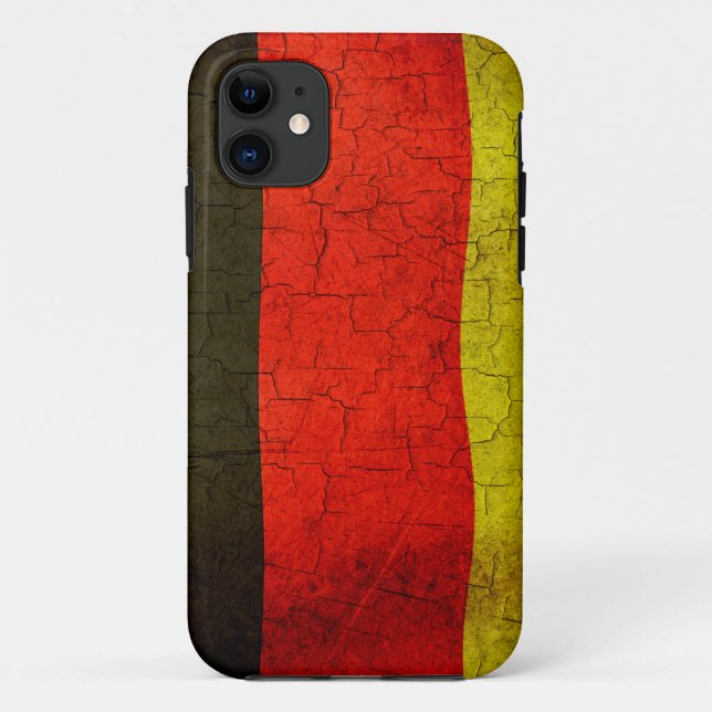 Grunge German flag Case-Mate iPhone Case (Back)