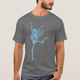 Grunge Goth Dancing Skeleton Fairy T-Shirt