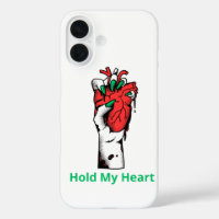 Grunge Gothic Hand Holding Heart Artwork