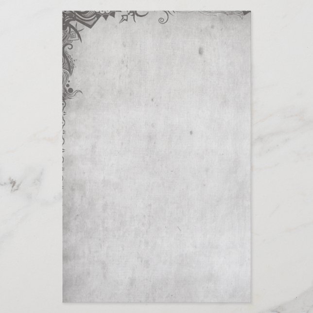Grunge Graphic Stationery - unlined (Front)