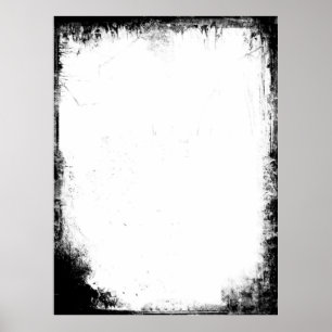 Grunge grungy distressed photo poster