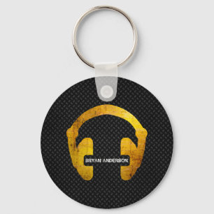 Grunge Headphone Key Ring