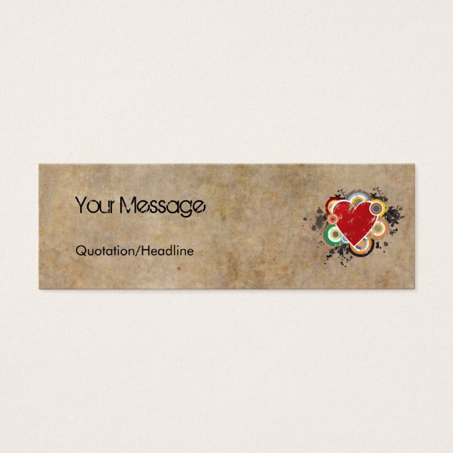 Grunge Heart with Rings (Front)