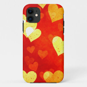 Grunge hearts Case-Mate iPhone case