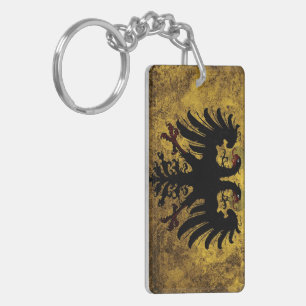 Grunge Holy Roman Empire Flag Key Ring