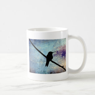 Grunge Hummingbird Coffee Mug
