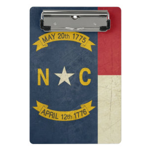 Grunge illustration of North Carolina Mini Clipboard
